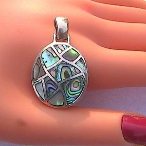Australian Abalone Sterling Silver Pendant